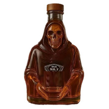 330ml High Borosilicate Glass Whisky Bottle-Durable, ,Ideal for Spirits, Nice Gift for Whisky Enthusiasts B