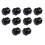 10 Pcs Arcade Buttons 24Mm Responsive Arcade Buttons for Gaming Enthusiasts Black 1