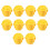 10 Pcs Arcade Buttons 30Mm Responsive Arcade Buttons for Gaming Enthusiasts Yellow 1