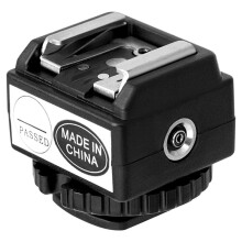 Hot Shoe Height Increasing Flash Adapter, Universal Hot Shoe Riser Pad Converter for Speedlite Flash Base