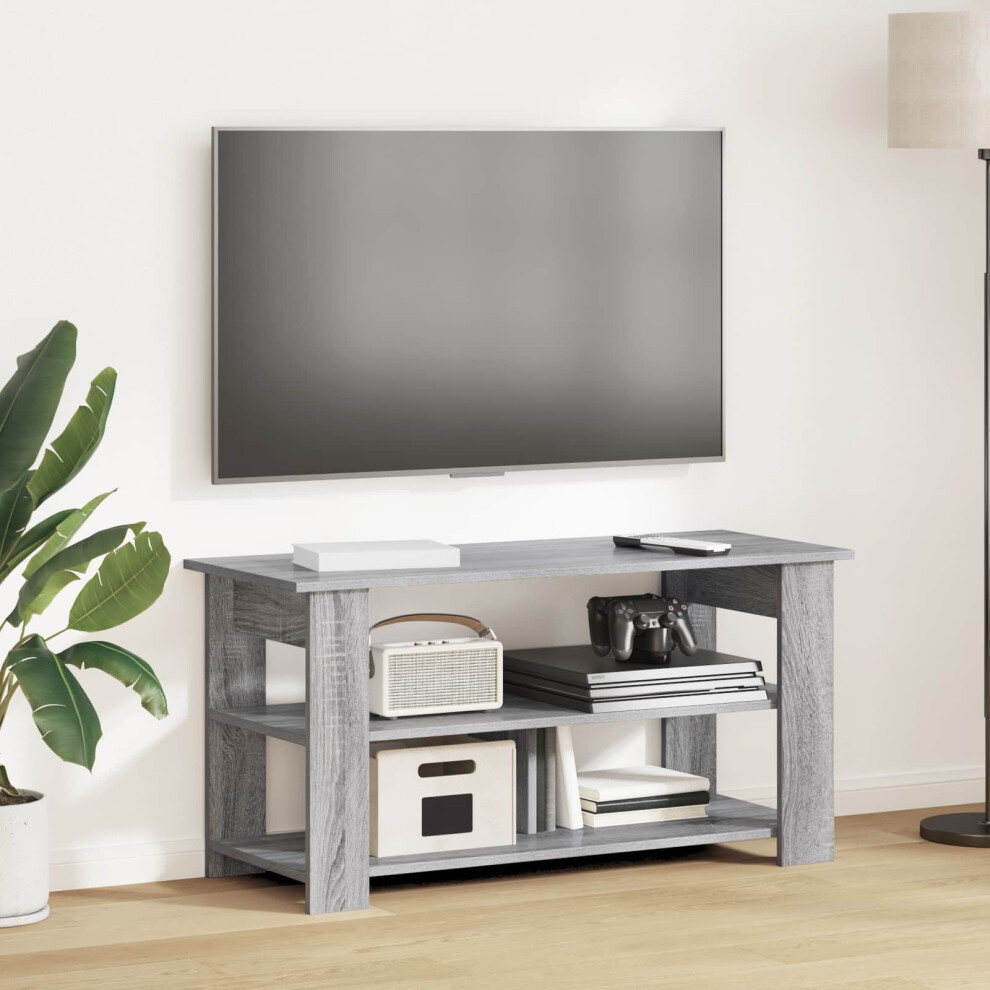 Vidaxl Tv Stand Grey Sonoma 100 X 40 X 50 Cm