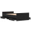 VidaXL vidaXL Bed Frame Black Oak 203 x 103 x 50 cm Engineered Wood 5