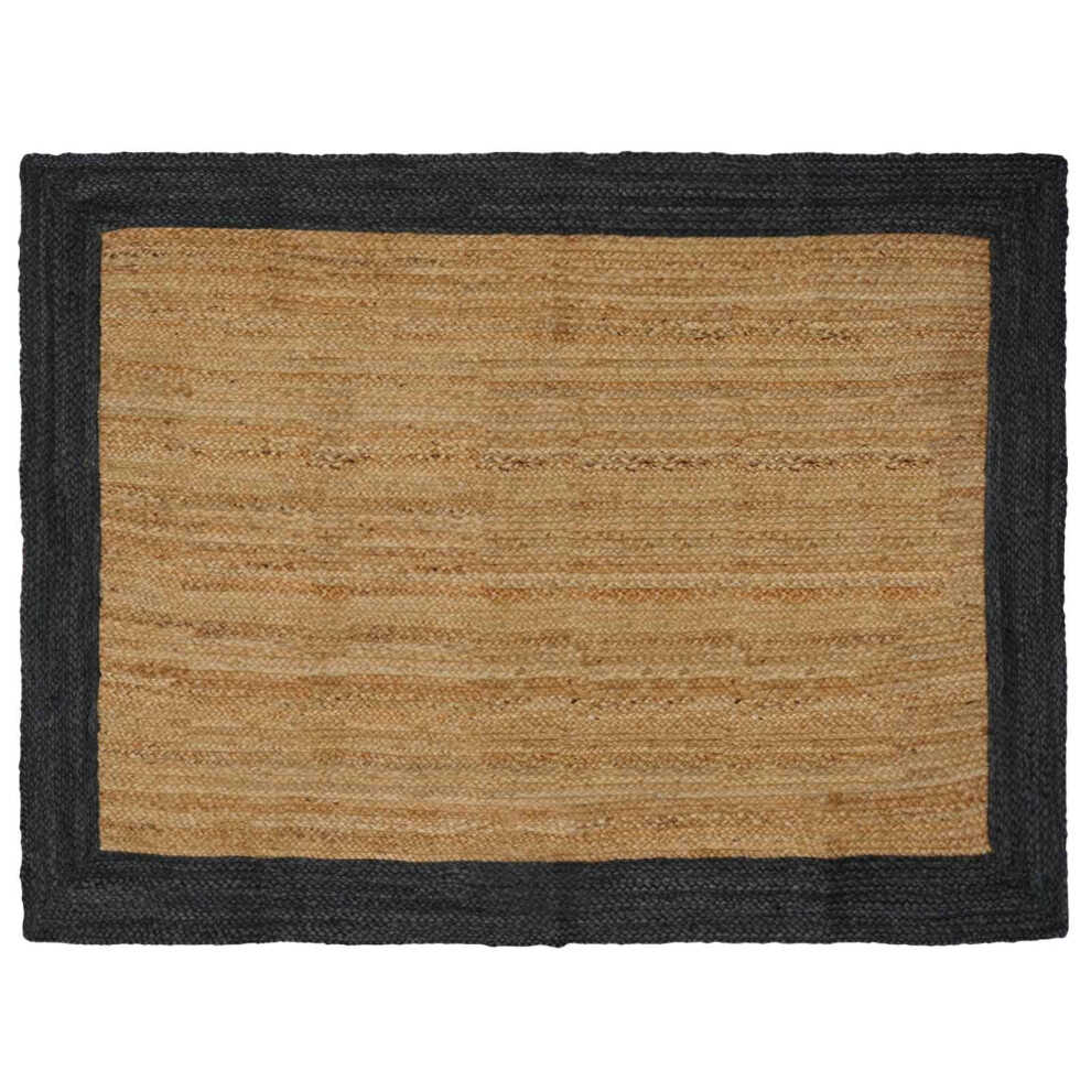 Vidaxl Area Rugs Dark Grey 140 X 200 Cm Jute