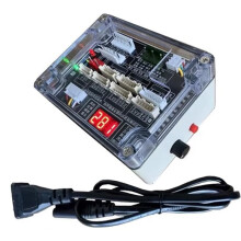 Air Conditioner 3-Wire/5-Wire Fan Motor Tester, Short-Circuit Protection, Speed Adjustment EU Plug