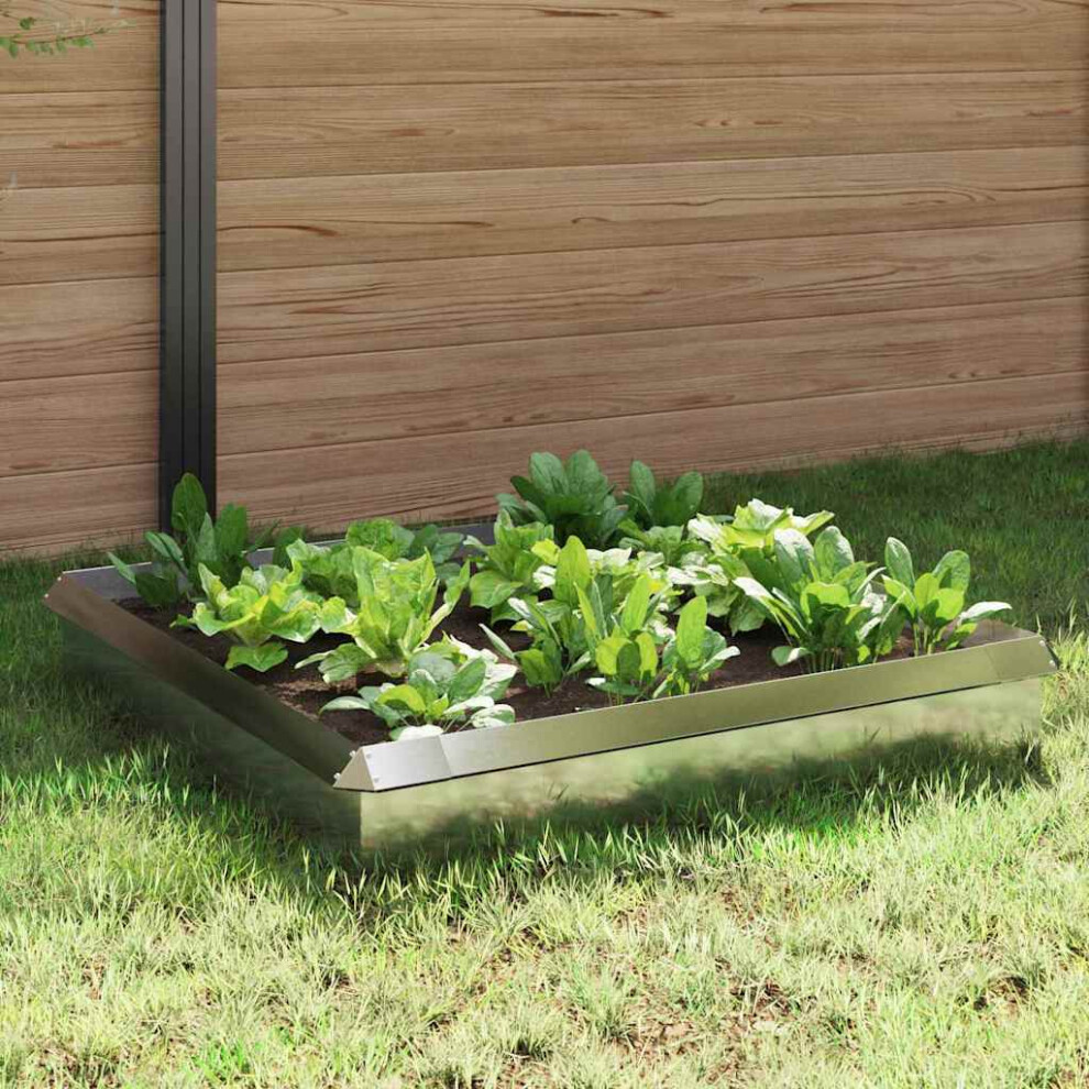 Vidaxl Snail Fences 8 Pcs Silver Stainless Steel 8721288857675