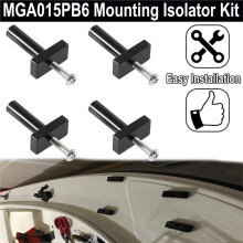 MGA015PB6 Mounting Isolator Kit, Absorb Shocks, Trolling Motor Mounting Screw and Isolator Set for Ships Boats