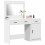 VidaXL vidaXL Dressing Table with Mirror Lights 2 pcs White Engineered wood 5