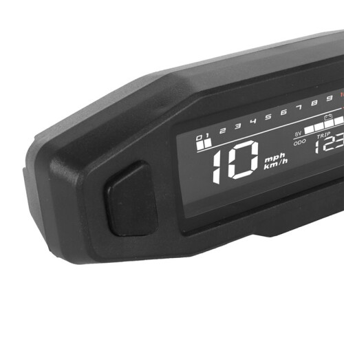 Universal Motorcycle Speedometer Digital Speed Meter LED Tachometer Dashboard Instrument Panel Meter LED Display 1