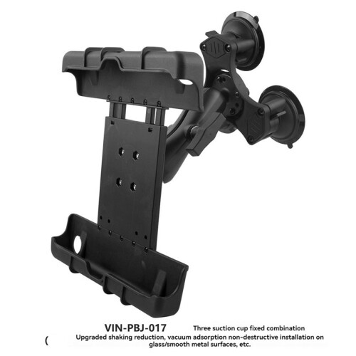 Suction Cup Mount Tablet Holder for  Pro 12.9 Adjustable Clamp Mount Stand Industrial Warehouse for Large Tablets 2