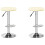 VidaXL vidaXL Barhocker 2 Stk. Creme Kunstleder 5