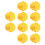 10 Pcs Arcade Buttons 30Mm Responsive Arcade Buttons for Gaming Enthusiasts Yellow 2