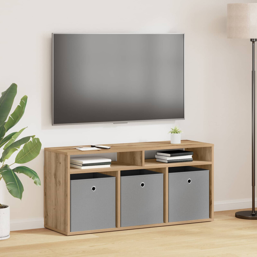 Vidaxl Lowboard With Drawer Artisan Oak 102 X 32 X 48.5 Cm