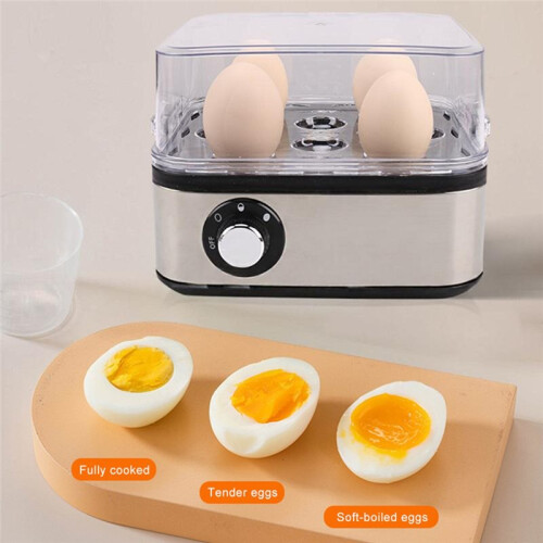 Electric Rapid Eggs Cooker Electric 8 Egg Capacity Hard / Medium / Soft-Boiled Eggs or Poaches Eggs Cooker EU Plug 2