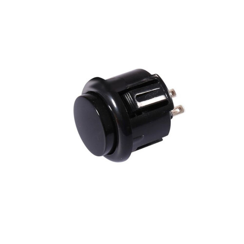 10 Pcs Arcade Buttons 24Mm Responsive Arcade Buttons for Gaming Enthusiasts Black 2