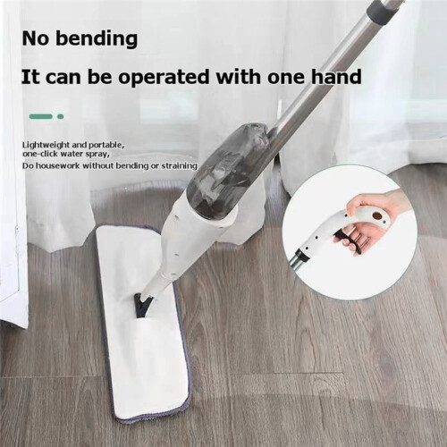 Spray Mop Replaceable Mop Pad Mop Wet and Dry Dual-Use Flat Floor Cleaning Mop 2