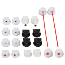 Universal Spraying Can Nozzle Kit for Montana/Rust-Oleum - 20 Assorted Caps & Tips - Graffiti, Auto Repair, DIY Projects