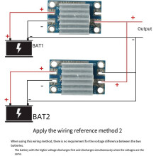 70A High-Current Module  4-90V Wide Voltage Input Solar Anti-Backflow Protection Board for Drone RC BEC System