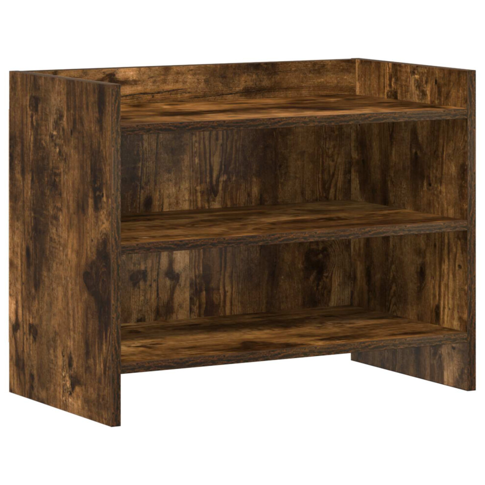 Vidaxl Tv Cabinet 60 X 33 X 47 Cm Smoked Oak Engineered Wood