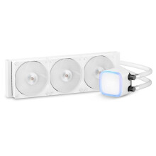 Refroidissement liquide pour processeur AIO 360 mm Blanc Éclairage numérique performant avec rétroéclairage