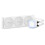 Refroidissement liquide pour processeur AIO 360 mm Blanc Éclairage numérique performant avec rétroéclairage 1