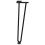 VidaXL vidaXL Hairpin Legs for Coffee Table 4 pcs Black 42 cm Solid Steel 5
