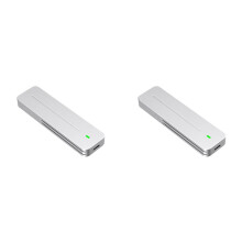 2X M.2 SSD Enclosure RTL9210C Dual-Protocol M.2 NVMe SSD Case USB3.0 Gen2 10Gbps Hard Disk Box for 2280/2260/2242