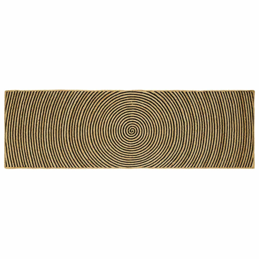 Vidaxl Area Rugs Black 80 X 250 Cm Jute
