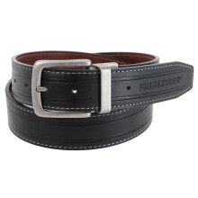 Realtree Men's 35mm Cut Edge Reversible Belt with Shot Gun Shell Buckle