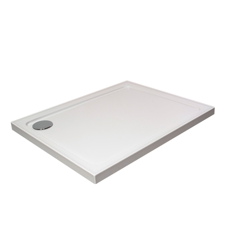 Balterley Stone Tray 1200X760 Incl Upstands White