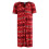 Elegant Emily Women's Elephant Print Button Down Duster Gown 1