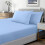 30cm Deep Pocket Fitted Sheet Mattress Protector for All Beds 90-180cm 4