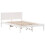 VidaXL vidaXL Bed Frame White 120 x 190 cm Solid Pine wood 5