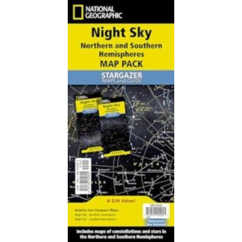 Night Sky Map Pack Bundle by Nat Geo Maps Other Book