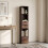 Homcom HOMCOM Bookcase with Drawers Adjustable Shelf 158 cm Rustic Brown 8