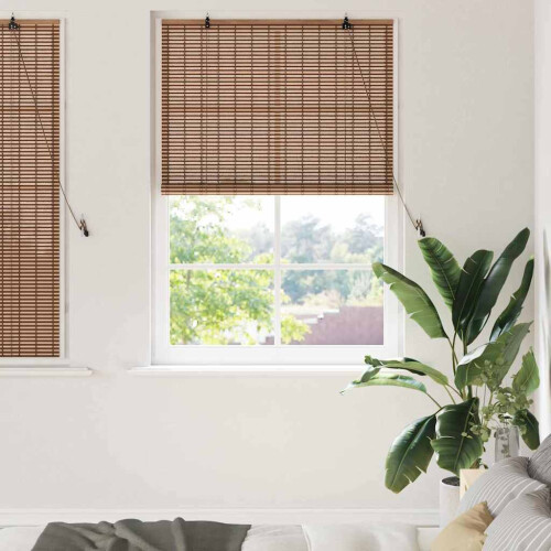 VidaXL vidaXL Roller Blind Brown 100 x 160 cm Bamboo