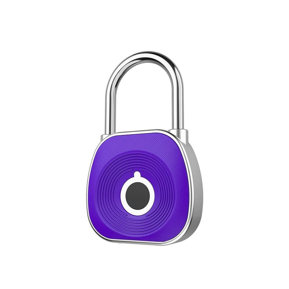Fingerprint Padlock Biometric Intelligent Cabinet Lock Keyless Digital Door Lock Usb Rechargeable Luggage Lock B 4712185769608