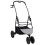 VidaXL vidaXL Folding Pet Stroller Adjustable Grey 78 x 54 x 101 cm Polyester 5