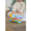 Strumento musicale - GOKI - Cajon Flower Power - Legno - Design Pace e Amore - Per bambini 4-8 anni 4