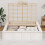 VidaXL vidaXL Bed Frame White 135 x 190 cm Solid Pine Wood 4