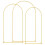 VidaXL vidaXL Wedding Arch 3 pcs Gold Steel 5