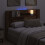 VidaXL vidaXL Storage Headboard with LED Old Wood Engineered Wood 5