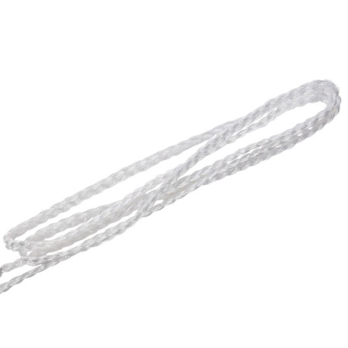 2X Gewebte Quaste GüRtel Knoten Verziert Taille Kette Taille Seil Weiß