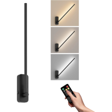 Applique murale LED Kinkiet commande à distance télécommande rotative 350 6000K — éclairage sans fil, lampe de lecture