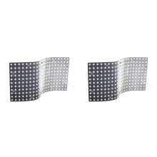 2X Panneau LED Flexible 490 X 245 mm 24 V 242 LED 28 W pour Comptoir de Cuisine en Marbre, Rétroéclairage Publicitaire