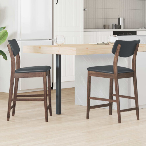 VidaXL vidaXL Dining Chairs 2 pcs Light Brown 48 x 49 x 95 cm
