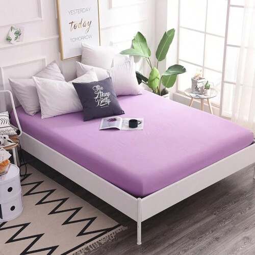 30cm Deep Pocket Fitted Sheet Mattress Protector for All Beds 90-180cm 1