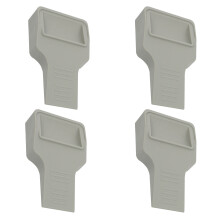 4 Deurklemmen Meubilairwielen Deurstoppers Vloerbeschermers