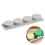 Massageborstel 4-Kamer Silicone Zeepvorm Mal Non-Stick 1