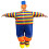1 Opblaasbaar Clown Volwassenen En 1