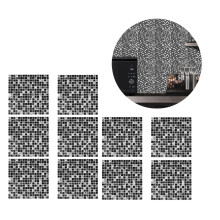 10St Antislip Tegelstickers Zwart Zelfklevend Voor Badkamer En Keuken